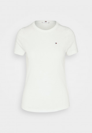 Tommy Hilfiger 1985 C NK SS Basic T-shirt ecru 1985 C NK SS — базовая футболка экрю