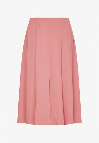 Tommy Hilfiger MONOGRAM EMBROIDERY MIDI  A-line skirt english pink MONOGRAM EMBROIDERY МИДИ Юбка А-силуэта английский розовый