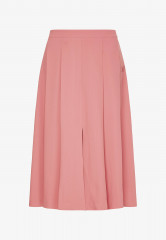 Tommy Hilfiger MONOGRAM EMBROIDERY MIDI A-line skirt english pink MONOGRAM EMBROIDERY МИДИ Юбка А-силуэта английский розовый