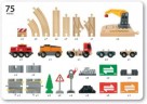 BRIO Grosses Guterbahnhofset inkl. 9 BAHN SCHIENEN Mittleres Schienen-Sortiment Комплект для больших грузовых станций, включая 9 ЖЕЛЕЗНОДОРОЖНЫХ ПУТЕЙ Средний диапазон путей