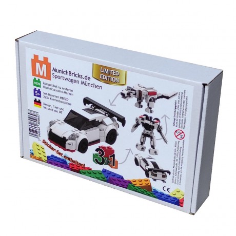 Klemmbausteinset MunichBricks MBE201_M Sportwagen Munchen Комплект клеммных колодок MunichBricks MBE201_M Спортивный автомобиль Munich