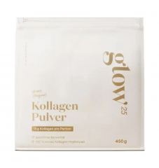 Glow Kollagen Pulver 2stk x 450g, Коллаген, Германия, 100% биоактивный гидролизат коллагена 2 упаковки по 450г (900г)