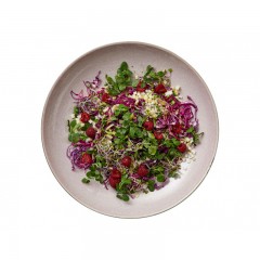 Bitz Bitz Gastro grey / light pink Servierschale d: 40 cm Сервировочная тарелка Bitz Gastro серая/светло-розовая d: 40 см