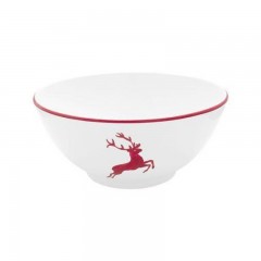 Gmundner Keramik Gmundner Keramik Rubinroter Hirsch Schussel d: 20 cm / 1 L Керамическая чаша Gmundner Ruby Red Deer D: 20 см / 1 л