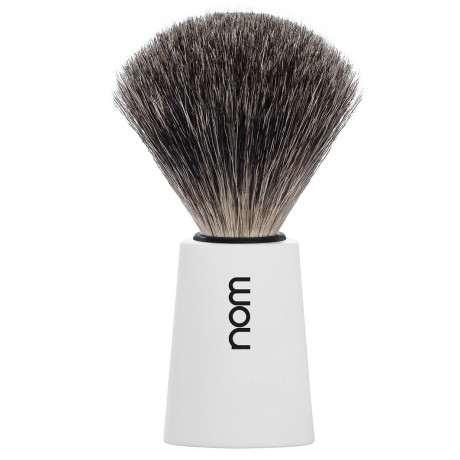 nom nom Rasierpinsel Carl white & Dachshaar  nom помазок для бритья Carl white &amp; badger hair