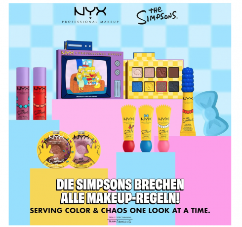 NYX Professional Makeup The Simpsons, Smushy Smarty Pink, увлажняющий тинт для губ с блеском, 8 мл
