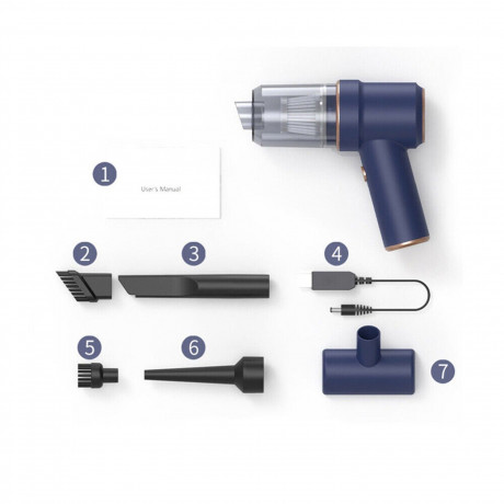 Yoyaxi Akku-Handstaubsauger USB-aufladbarer kabelloser Staubsauger, Klein, aber leistungsstark,Multifunktional,Starke Saugleistung  Беспроводной ручной пылесос Yoyaxi, перезаряжаемый через USB беспроводной пылесос, маленький, но мощный, многофункциональны