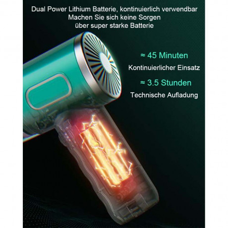 MOUTEN MOUTEN Akku-Handstaubsauger Kabelloser, wiederaufladbarer tragbarer Handstaubsauger mit 12000PA, Kabelloser Autostaubsauger Grun Беспроводной ручной пылесос MOUTEN Беспроводной перезаряжаемый портативный ручной пылесос с 12000PA, беспроводной автом