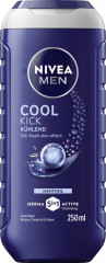 NIVEA MEN Duschgel Cool Kick, 250 ml, Нивеа Мужской гель для душа и волос, ментол, охлаждающий эффект, 250 мл