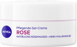 NIVEA Pflegende Gel-Creme Rose, 50 ml, Нивеа Гель крем для лица, розовая вода и гиалуроновая кислота, лёгкое увлажнение, 50 мл