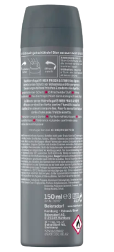 Hidrofugal Deo Spray Men Frisch & Stark, Гидрофугал Дезодорант-антиперспирант спрей для мужчин с свежим ароматом, 150 мл