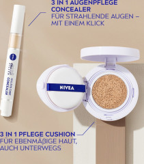 NIVEA Expert Finish Cellular 3in1 Pflege Cushion 01 Hell, 15 g, Нивеа кушон SPF 15 гиалуроновая кислота, витамин E, креатин 15 г