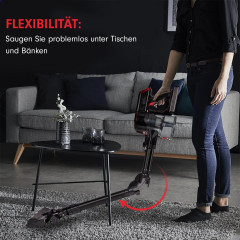 AG AG Akku-Hand-und Stielstaubsauger AG4000 Staubsauger Kabellos, Akku Staubsauger, Handstaubsauger, 250,00 W, beutellos  Беспроводной ручной и палочный пылесос AG Беспроводной пылесос AG4000, беспроводной пылесос, ручной пылесос, 250,00 Вт, без мешка