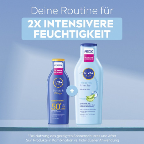 NIVEA SUN Pflegende After Sun, 400 ml, Нивеа Лосьон после загара, алоэ вера, увлажнение и восстановление, 400 мл