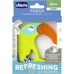 CHICCO Beissringe  Funny Fresh Tukan mit sterilem Wasser gefullt Teethers Funny Fresh Toucan