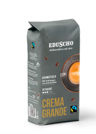 Eduscho Crema Grande Ganze Bohne 1 kg, Кофе в зернах Крема Гранде, 1кг 