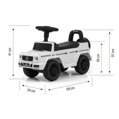 Rutschauto Milly Mally Ride on MERCEDES G350d Толкать Милли Малли Поездка на MERCEDES G350d