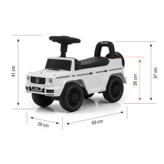 Rutschauto Milly Mally Ride on MERCEDES G350d Толкать Милли Малли Поездка на MERCEDES G350d