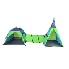 KNORR Toys Zeltstadt Zenovia green-blue Палаточный городок Zenovia зелено-голубой