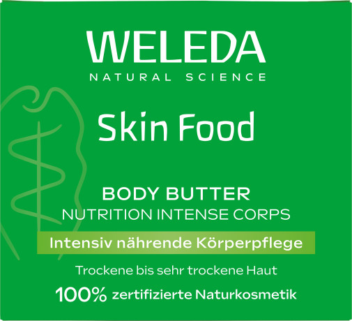 Weleda SKIN FOOD Body Butter, 150 ml, Питательное крем-масло Skin Food для сухой кожи тела с маслами ши и какао, 150 мл