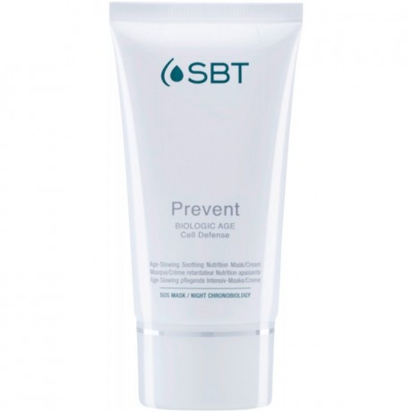 SBT CELL IDENTICAL CARE Prevent Age-Slowing Soothing Nutrition Mask/Cream, Успокаивающая успокаивающая питательная маска / крем, 75 мл