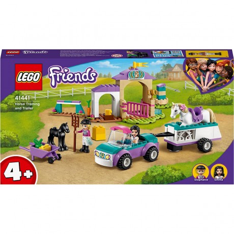 LEGO Friends 41441 Trainingskoppel und Pferdeanh anger ЛЕГО Тренировка лошади и прицеп для перевозки