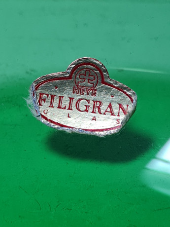 Filigran Glas Heye Стеклянная зеленая тарелка, 15см x 4см, Германия, 1960-70гг.