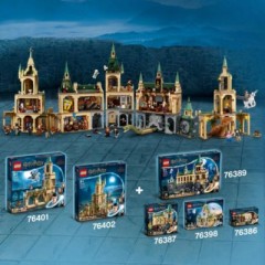 LEGO Harry Potter 3er Set: 76401 Hogwarts: Sirius&rsquo; Rettung + 76402 Hogwarts: Dumbledores Buro + 76403 Zaubereiministerium Гарри Поттер Набор из 3 штук: 76401 Хогвартс: спасение Сириуса + 76402 Хогвартс: кабинет Дамблдора + 76403 Министерство магии