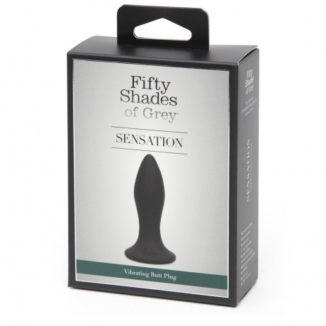 Fifty Shades of Grey Sensation Rechargeable Vibrating Butt Plug  Сенсационная перезаряжаемая вибрационная анальная пробка