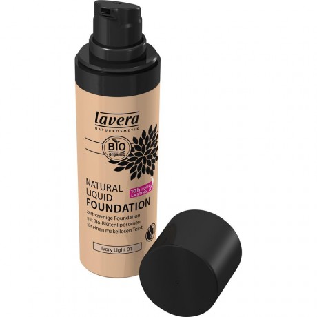 Lavera (Лавера) Gesicht Natural Liquid Foundation База для макияжа, Nr. 03 Honey Sand / 30 мл