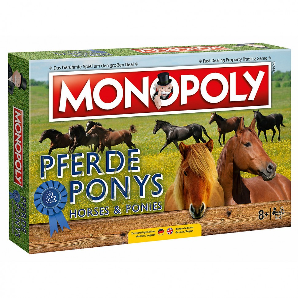 Купить Winning Moves Monopoly Pferde und Ponys Монополия лошадей и пони в  интернет-магазине Diskontshop.eu Германия всего за 6 514 руб. в