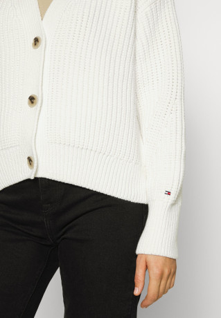 Tommy Hilfiger BUTTON Cardigan ecru КНОПКА кардиган экрю