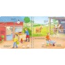 Ravensburger ministeps: Wer macht was? Mein grosses Spielbuch mit 21 Magneten минишаги: кто что делает? Моя большая книга с 21 магнитом