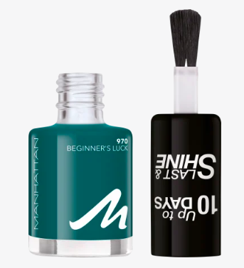 MANHATTAN Cosmetics Лак для ногтей Nagellack Last & Shine Beginners Luck 970, 8 ml