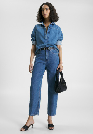 Tommy Hilfiger HIGH RISE BALLOON ANKLE Jeans Tapered Fit eve HIGH RISE BALLOON ANKLE Джинсы зауженного кроя канун