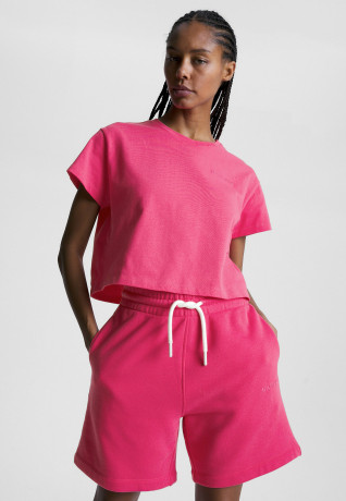 Tommy Hilfiger MODERN Basic T-shirt bright cerise pink MODERN Базовая футболка ярко-вишнево-розовый