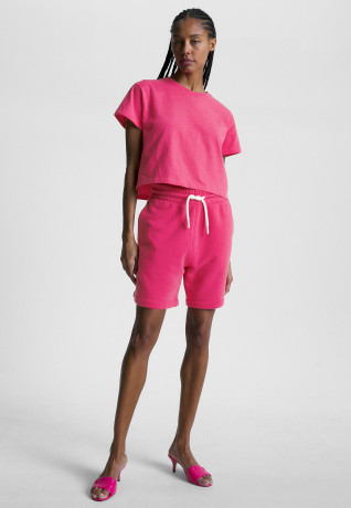 Tommy Hilfiger MODERN Basic T-shirt bright cerise pink MODERN Базовая футболка ярко-вишнево-розовый