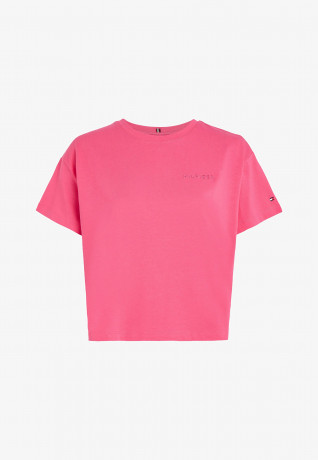 Tommy Hilfiger MODERN Basic T-shirt bright cerise pink MODERN Базовая футболка ярко-вишнево-розовый