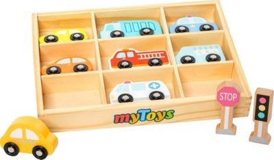 myToys ORIGINALS Holz Fahrzeugset деревянный автомобильный набор