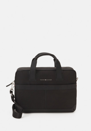 Tommy Hilfiger ELEVATED COMPUTER BAG UNISEX Briefcase black ПОВЫШЕННАЯ СУМКА ДЛЯ КОМПЬЮТЕРА УНИСЕКС Портфель черный