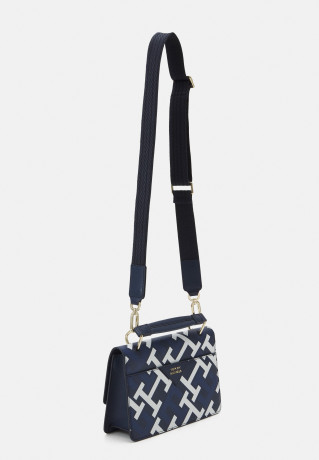 Tommy Hilfiger PUSHLOCK CROSSOVER MON Across body bag space blue PUSHLOCK CROSSOVER MON Сумка через плечо космический синий