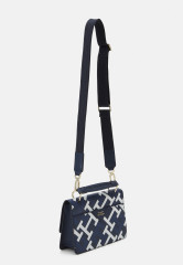 Tommy Hilfiger PUSHLOCK CROSSOVER MON Across body bag space blue PUSHLOCK CROSSOVER MON Сумка через плечо космический синий