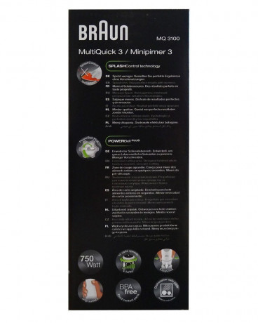 Braun Braun Stabmixer MQ 3100WH MultiQuick 3 Stabmixer Погружной блендер Braun MQ 3100WH MultiQuick 3 Погружной блендер