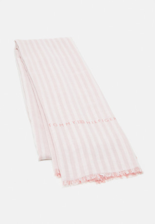 Tommy Hilfiger ESSENTIAL FLAG Scarf soothing pink/white ESSENTIAL FLAG Шар спокойный розовый/белый