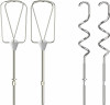 Krups Krups Handmixer GN4001 3 Mix 4000, 450 W, Turbo- und Auswurf-Funktion, inkl. 2 Ruhrbesen und 2 Knethaken Ручной миксер Krups GN4001 3 Mix 4000, 450 Вт, турбонаддув и функция выброса, включая 2 венчика и 2 насадки для теста