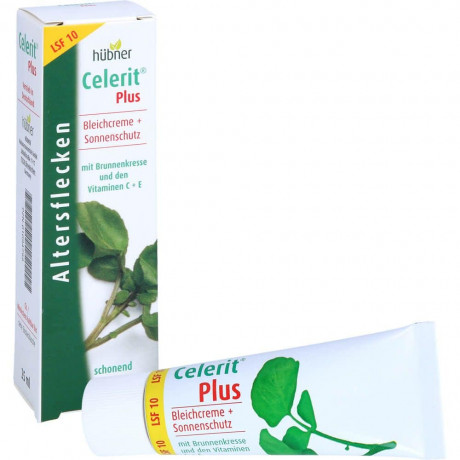 Hubner Naturarzneimittel CELERIT Plus Lichtschutzfaktor Bleichcreme  CELERIT Plus отбеливающий крем с солнцезащитным фактором