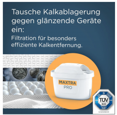 BRITA Maxtra Pro Extra Limescale Protection Water Filter Cartridge Pack of 12,  сменный картридж для фильтра воды (Германия), усиленная очистка от примесей для жёсткой воды, 4 ступени 150л, 12шт