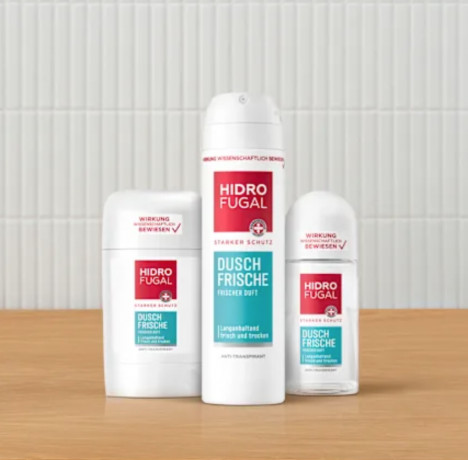 Hidrofugal Deo Stick Antitranspirant Dusch-Frische, Дезодорант-антитранспирант стик "Свежесть душа", 50 мл