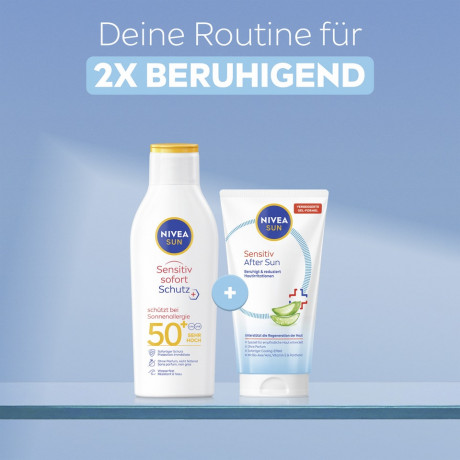 NIVEA SUN Sensitiv After Sun Gel, 150 ml, Нивеа Гель после загара для чувствительной кожи, охлаждающий, алоэ вера, 150 мл