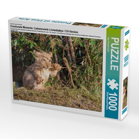 CALVENDO Puzzle CALVENDO Puzzle Emotionale Momente: Liebenswerte Lowenbabys \/ CH-Version Пазл CALVENDO Puzzle Эмоциональные моменты: милые львенки / Swiss version